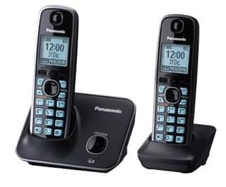 Teléfono Inalámbrico Panasonic Kx-tg4112meb Escritorio Negro Si Lcd