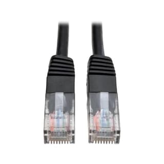 Cable Patch Cat5e Utp Moldeado 350mhz Rj45 M/m Negro 30.5cm .