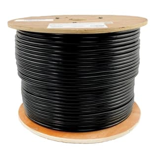 Cable Granel Cmp Plenum Cat6 Nucleu Solido Negro 305m