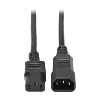 Cable De Alimentacion Tripp-lite P004-006-13a Alimentación Para Pdu C13 C14 250v 16 Awg 1.83 M [6 Pies] Negro