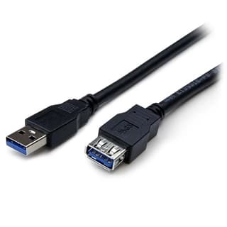 Cable De 1.8m De Extension Alargador Pasivo Usb 3.0 Superspeed - Macho A Hembra Usb A - Extensor - Negro - Startech.com Mod. Usb3sext6bk