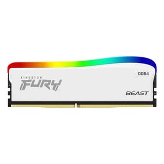 Memoria Kingston Technology Kf436c17bwa/8 8gb 3600mt/s Ddr4 Cl17 Dimm Fury Beast White Rgb Se