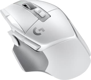 Mouse Logitech G502 X Lightspeed Blanco Inalambrico Para Gaming Lightsync Con Bateria Recargable