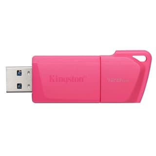 Usb Kingston Technology Datatraveler Exodia M Memoria 128gb 3.2 Gen Retráctil Rosa Neon