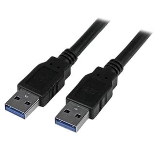 Cable De 1.8m Usb 3.0 Superspeed A Macho A A Macho Color Negro - Startech.com Mod. Usb3saa6bk