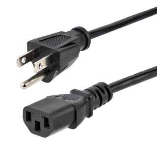Cable De 3m De Alimentación Estándar Para Computadora Nema 5-15p A C13 Macho A Hembra - Startech.com Mod. Pxt101_10